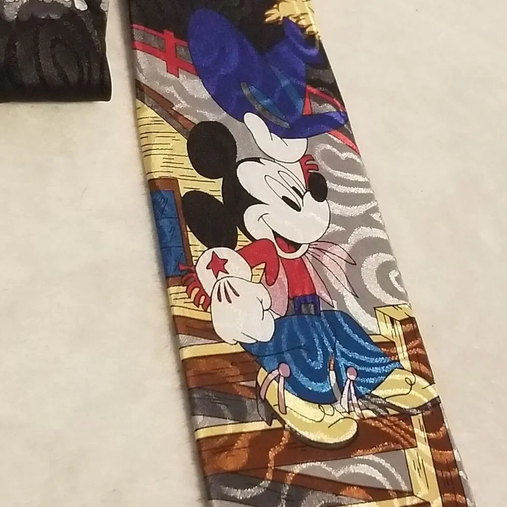 Balancine Tie Short 55x3.5 Disney Cowboy Mickey Mouse on The Farm Vintage